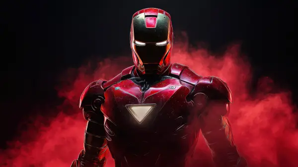 Iron Man Red Smoke Wallpaper