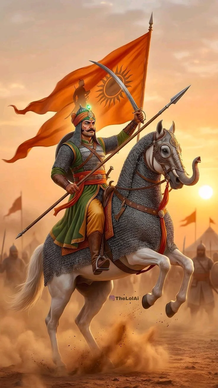 Maharana Pratap Chetak Horse Warrior Wallpaper