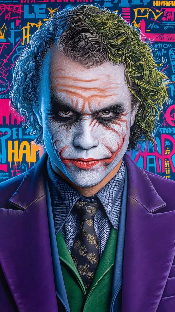 The Joker Edgy Art Wallpaper